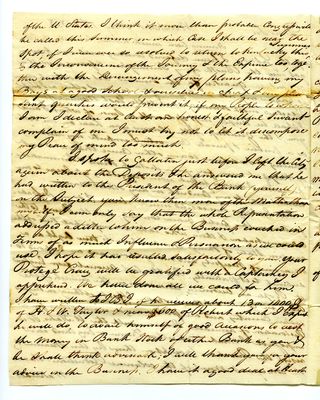 Buckner Thruston letter to Robert Alexander, dated May 15, 1808.