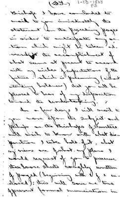 William Mercer Green Papers Box 2 Folder 1 Jan.-Feb. 1868 Document 1