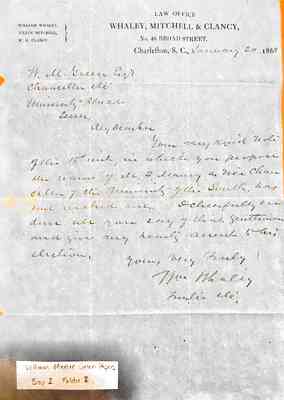 William Mercer Green Papers Box 2 Folder 2 Jan.-Feb. 1868 Document 7