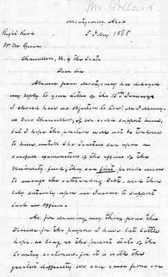 William Mercer Green Papers Box 2 Folder 2 Jan.-Feb. 1868 Document 30