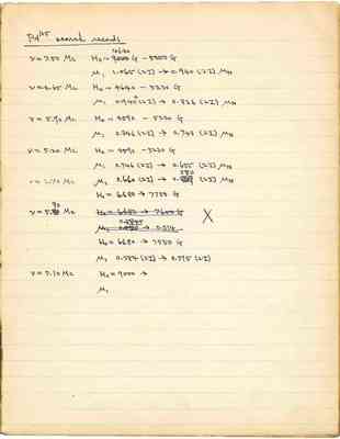  Research Notes III, 1950