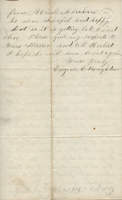 Houghton Letter 1863-02-10 Page 3