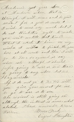 Houghton Letter 1863-03-03 Page 2