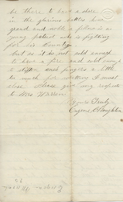 Houghton Letter 1863-03-23 Page 2