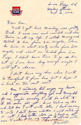 Letter from Jewell H. Spears to Eva S. Moorefield, Nov. 16, 1942