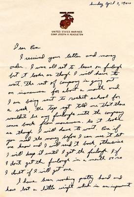 Letter from Jewell H. Spears to Eva S. Moorefield, Apr. 2, 1944
