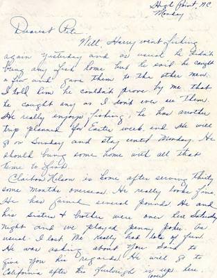 Letter from Eva S. Moorefield to Jewell H. Spears, Mar. 19, 1945