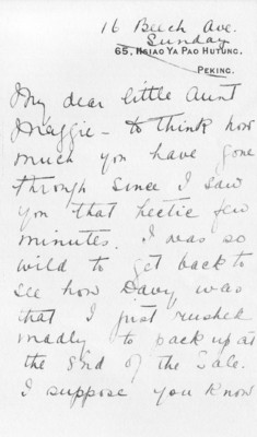 Correspondence, 1927. May