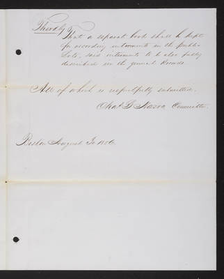 1856-09-01 Trustee Committee on Lots: Interment in Public Lots, 1831.036.006 -p4