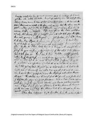 Maria Templeton to Margaret Bayard Smith, 15 October 1801
