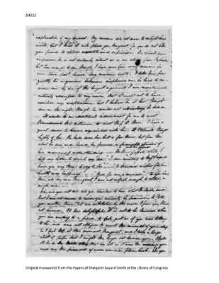 Maria Templeton to Margaret Bayard Smith, 27 July 1800