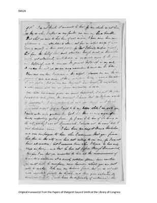 Maria Templeton to Margaret Bayard Smith, 15 August 1800