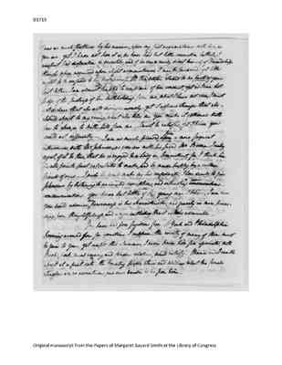 Maria Nicholson to Margaret Bayard Smith, 9 October 1799