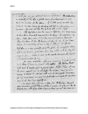 Maria Templeton to Margaret Bayard Smith, 5 June 1799