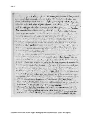 Maria Templeton to Margaret Bayard Smith, 29 October 1799