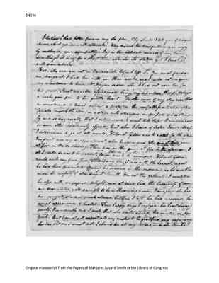 Maria Templeton to Margaret Bayard Smith, 2 November 1799