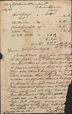 00133_0009: Correspondence, 1772