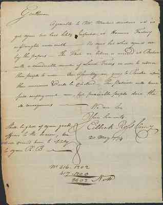 00133_0019: Correspondence, 1774