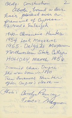 MS01.01.03 - Box 02 - Folder 32 - Miscellaneous Writings, circa 1970s