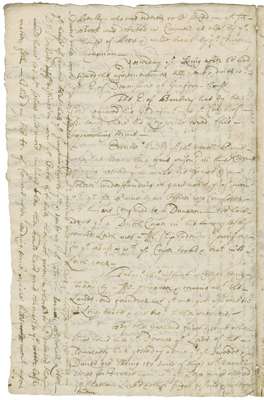 L.c.2129: Newsletter received by Richard Newdigate, Arbury, 1692/1693 January 21