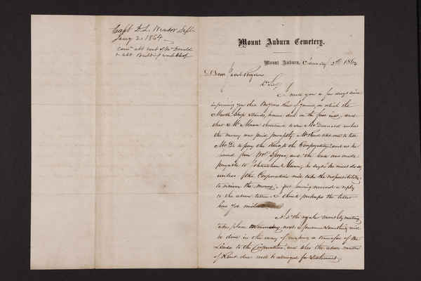 1863-01-02 Letter: Superintendent Winsor to Jacob Bigelow, 1831.016.001.001-004