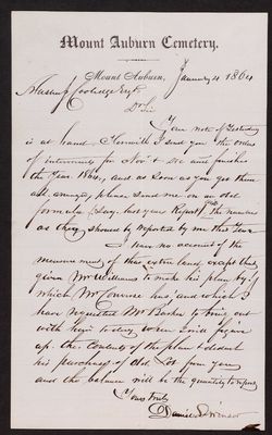 1864-01-04 Letter: Superintendent Winsor to Coolidge, 1831.016.001.004-016
