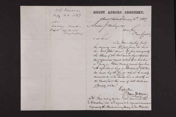 00_1867-02-20 Letter: Superintendent Winsor to Coolidge, 1831.016.001.004-001