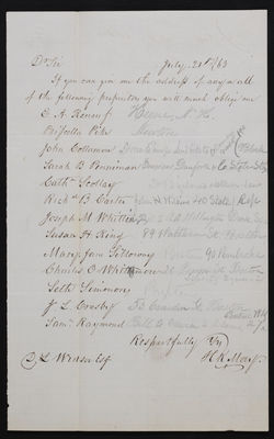 1863-07-21 Letter: May to Superintendent Winsor, 1831.016.001.002-003