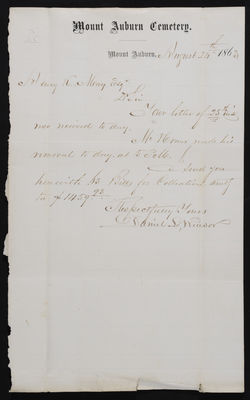 1863-08-24 Letter: Superintendent Winsor to May, 1831.016.001.002-004