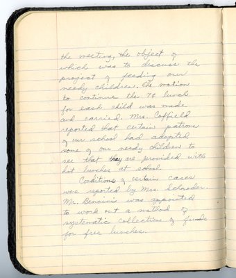 Minutes of the Elm Street School P.T.A., 1934-1940 (Part 2)