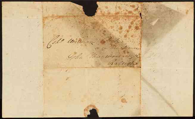 folder 030: Correspondence, June–October 1800