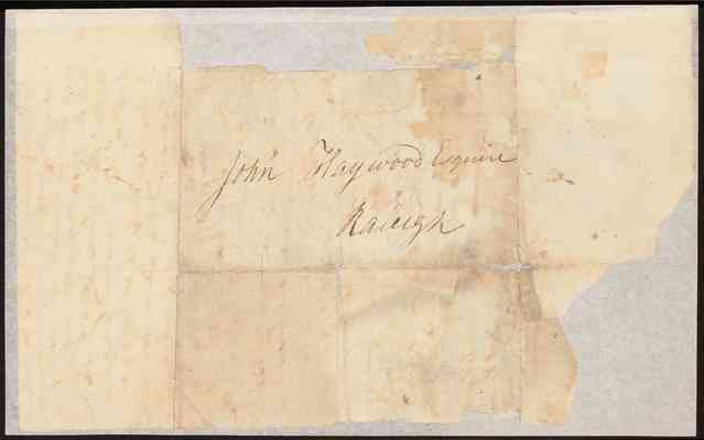 folder 031a: Correspondence, November–December 1800