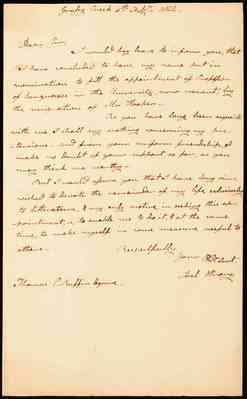 folder 097: Correspondence, 1–12 February 1822