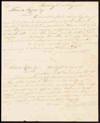 folder 105: Correspondence, 13–21 May 1822