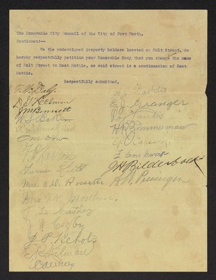 Council Proceedings:  July 7, 1905