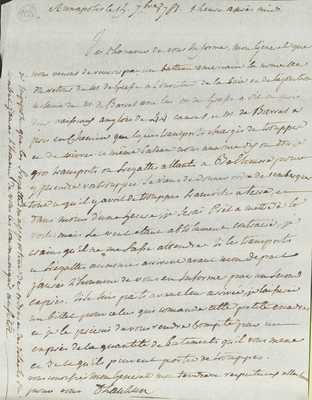 No. 108: Lettre Lauzun (Annapolis) - 1781/09/15