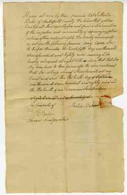 Amy; etc. : Deed of Emancipation, Chesterfield County