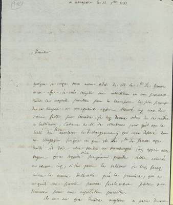 No. 110: Lettre de La Laune (Annapolis) - 1781/09/12
