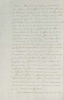 No. 17a: Copie lettre du Mis de Ségur à Rochambeau - Instructions pour départ de l'armée au x  Antilles - 1782/08/26