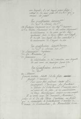 No. 25a: Lettre de Segur sur grâces diverses pour officiers d'artillerie - 1783/07/31