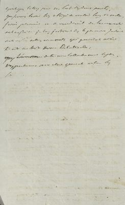 No. 114a: Brouillons lettres à Rochambeau et à Ségur (?) - 1782/09/17