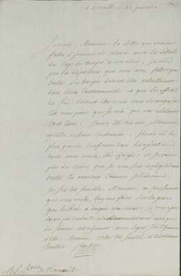 No. 146a: Lettre de Castries - 1783/06/22