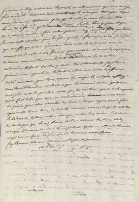 No. 150a: Perte Bourgogne - Brouillon lettre B de V à Mis de Laval et au Mis de Castries - 1783/03/12