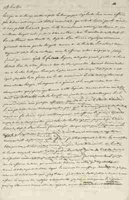 No. 151a: Perte Bourgogne - Brouillon lettre B de V à Castries - n.d. 