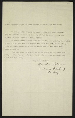 Council Proceedings:  March 19, 1906