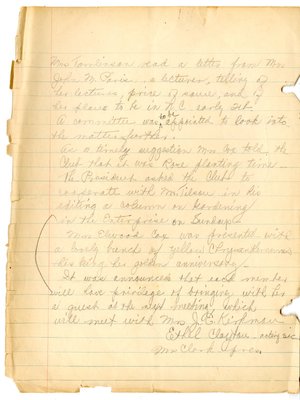 High Point Garden Club Minutes, 1928-1931 (1 of 11)