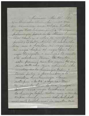 Letter from Te Keepa Matahoni, 28 May 1896 [LE-40156]