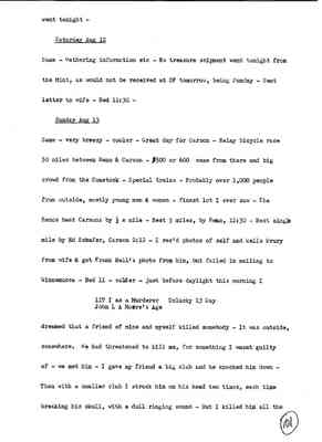 Diary 75-08: August, 1899 - preliminary transcript