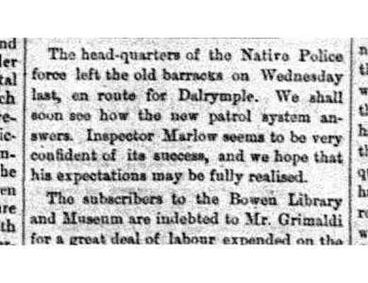 Port Denison Times, 5 September 1868, p2