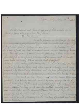 Letter from Lewis Warren Shurtliff and Joseph Stanford, 13 July 1892 [LE-41252]